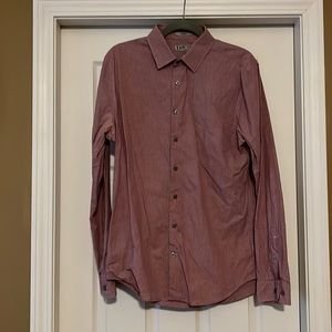 Red/Maroon Express Dress Shirt